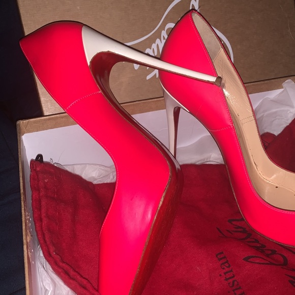 Christian louboutin 120 calf Fuschia Pink 39.5 - Picture 8 of 10